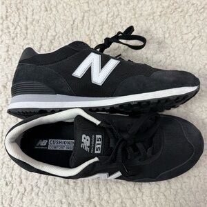 New Balance Black and White Athletic Shoes